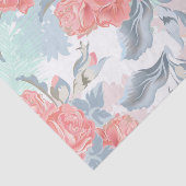 ロマンチックな花柄の切り離し 薄葉紙 (詳細)