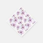 ロマンチックな花柄 スタンダードカクテルナプキン (角)