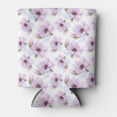 ロマンチックな花柄 缶クーラー (正面)