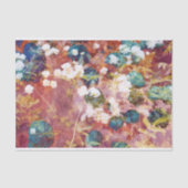 、ロマンチックな花模様の粋な芸術冷却して下さい 薄葉紙 (正面)