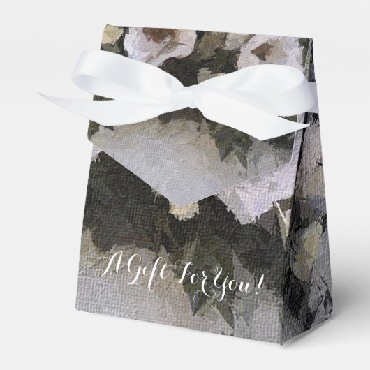 ロマンチックな花 |ラベンダーのバラ フェイバーボックス (正面サイド)