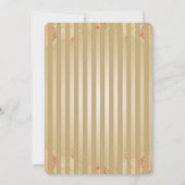 ロマンチックな花 – 招待状カード 招待状 (裏面)