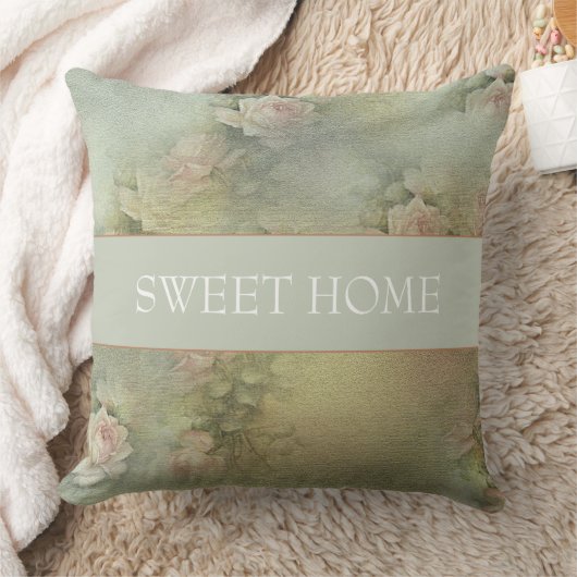 ロマンチックな花 – 枕 (ブランケット)