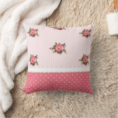 ロマンチックな英国のバラ クッション (ブランケット)