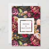 ロマンチックな菊の夜救の日 招待状 (正面)