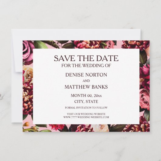 ロマンチックな菊オンアーモンドブロッサム (裏面)