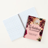 ロマンチックな菊オンゴッサマーピンク ノートブック (内部)