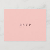 ロマンチックな菊オンゴッサマーピンク ポストカード (裏面)