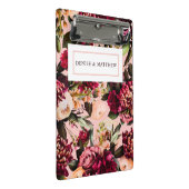 ロマンチックな菊オンゴッサマーピンク ミニクリップボード (アングル)