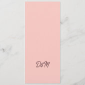 ロマンチックな菊オンゴッサマーピンク メニュー (裏面)