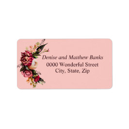 ロマンチックな菊オンゴッサマーピンク ラベル