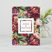 ロマンチックな菊オンバジルグリーン救デート 招待状 (スタンド正面)