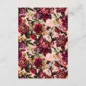 ロマンチックな菊 エンクロージャーカード (裏面)