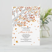 ロマンチックな落葉下する 招待状 (スタンド正面)