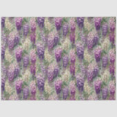 ロマンチックな藤の切り離しティッシュペーパー 薄葉紙 (正面)