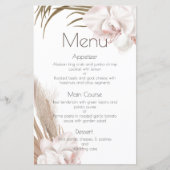 ロマンチックな蘭とパンパスグラス (正面)