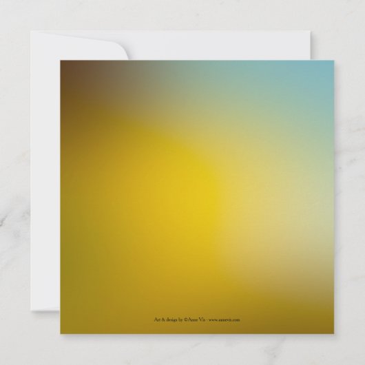 ロマンチックな蝶のポストまたは結婚式の招待の後 招待状 (裏面)