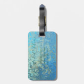 ロマンチックな蝶のラゲッジタグ ラゲッジタグ (裏面縦)