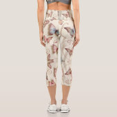 ロマンチックな蝶 カプリレギンス (裏面)