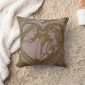 ロマンチックな角枕 クッション (ブランケット)