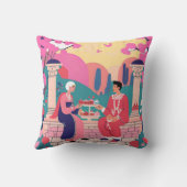 ロマンチックな角枕 – 魅力的 クッション (裏面)