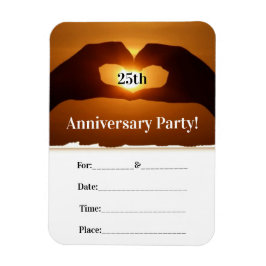 ロマンチックな記念日パーティー マグネット