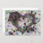 ロマンチックな詩を愛する人々が永遠に抱き締める心 シーズンカード (正面/裏面)