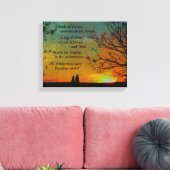 ロマンチックな詩 – Omar KhayyamのRubyyat キャンバスプリント (インサイチュ (リビング))