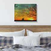 ロマンチックな詩 – Omar KhayyamのRubyyat キャンバスプリント (インサイチュ (寝室))