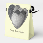 ロマンチックな誕生日のためのモクローム物 フェイバーボックス (裏面サイド)