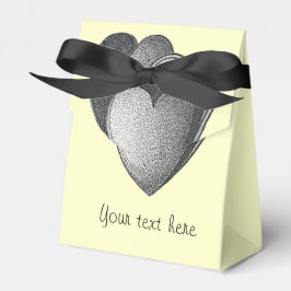 ロマンチックな誕生日のためのモクローム物 フェイバーボックス