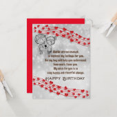 ロマンチックな誕生日カード カード (正面/裏面インサイチュ)