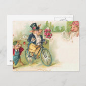 ロマンチックな豚 ポストカード (正面/裏面)