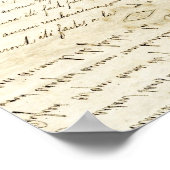 ロマンチックな象とハートの風船 ポスター (角)