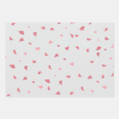 ロマンチックな贈り物ラップシート3セット ラッピングペーパーシート (正面3)