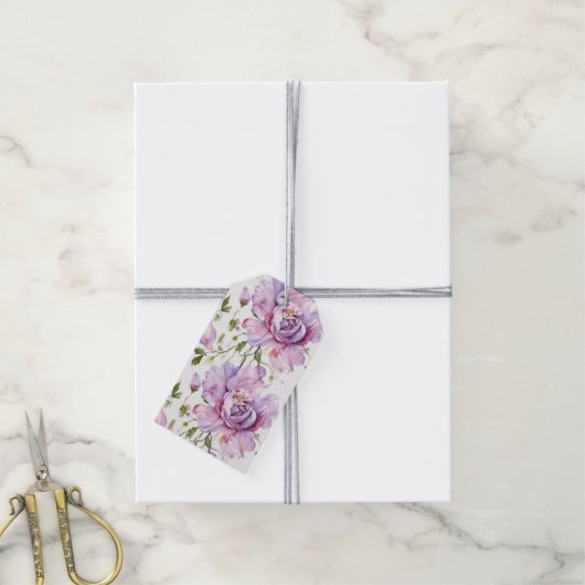 ロマンチックな贈り物ラベル ギフトタグ (より糸付き)