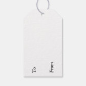 ロマンチックな贈り物ラベル ギフトタグ (裏面)