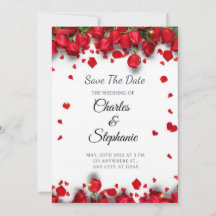 ロマンチックな赤いハートの赤い花