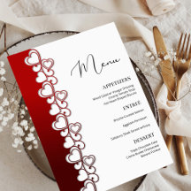 ロマンチックな赤いハートスワーズバレンタインズデイホリデー