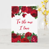 ロマンチックな赤いバラがホワイトバレンタインデーに カード (黄色い花)