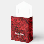 ロマンチックな赤いバラのハート結婚フローラの感謝 フェイバーボックス (オープン)