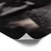 ロマンチックな赤いバラ ポスター (角)