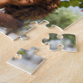 ロマンチックな赤い写真愛するバレンタインデー ジグソーパズル (側面)