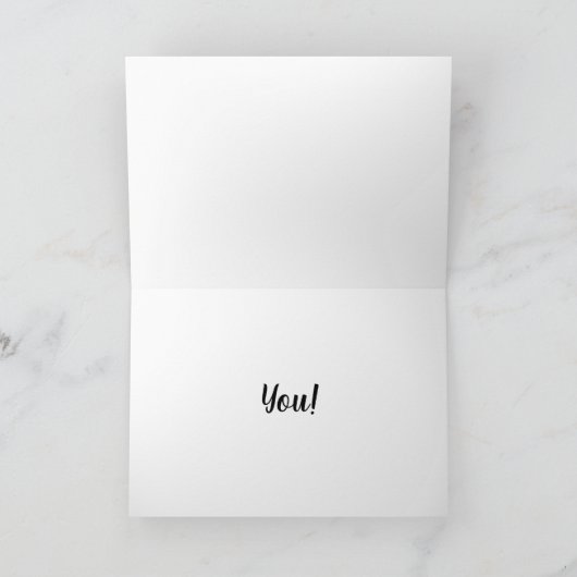 ロマンチックな赤い愛のハートクリスマス シーズンカード (内部)