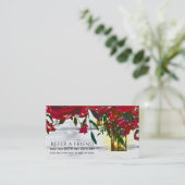 ロマンチックな赤い水の色のバラが友人を参照 紹介カード (スタンド正面)