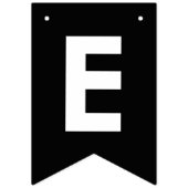 ロマンチックな赤の黒の結婚提案カップルの写真 バンティングフラッグ (第2の旗)