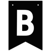 ロマンチックな赤の黒の結婚提案カップルの写真 バンティングフラッグ (第1の旗)