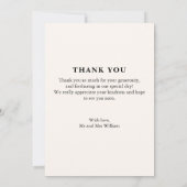 ロマンチックな赤深いバラフローラ冬結婚の写真 サンキューカード (裏面)