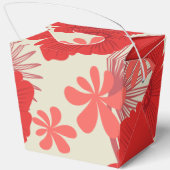 ロマンチックな赤結婚フローラ フェイバーボックス (裏面)