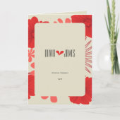 ロマンチックな赤結婚フローラ プログラム (正面)